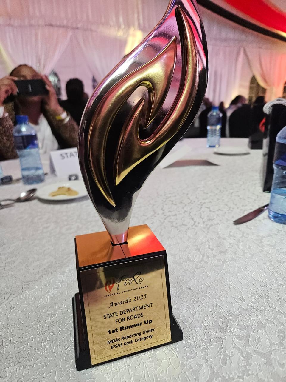 State Department for Roads Recognised for Financial Excellence at the 2025 FiRe Awards