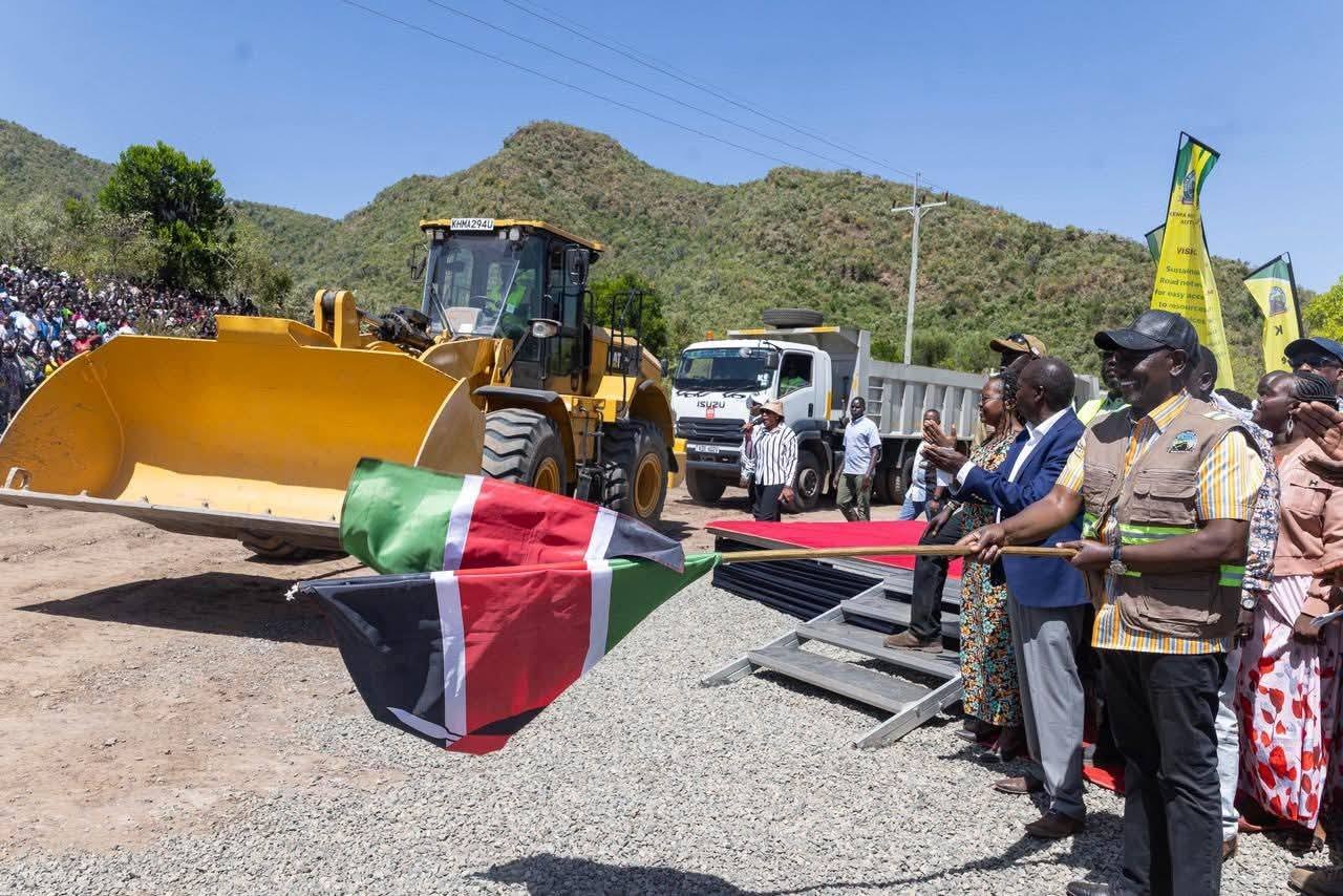 President William Ruto Launches Sirwa–Kimngoron Road Improvement Project in Baringo County