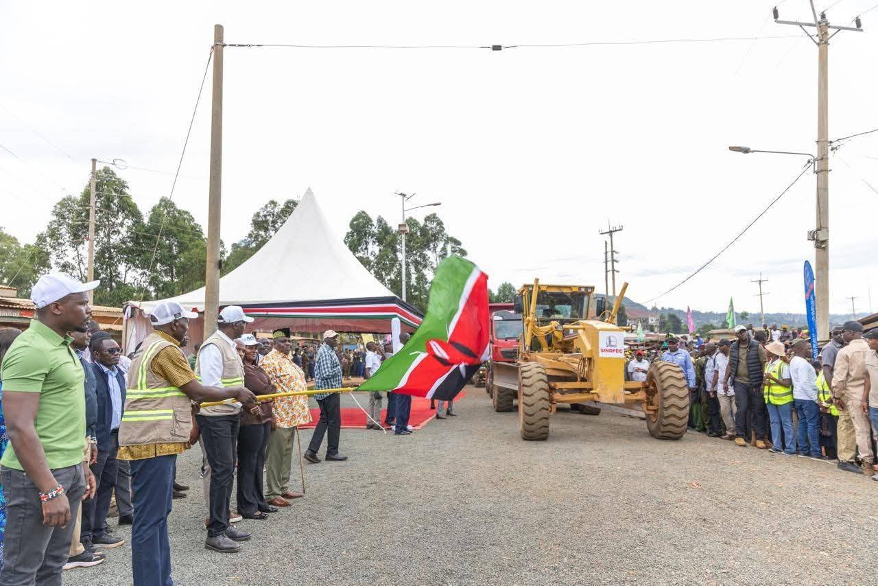 H.E. President William Ruto Unveils Major Road Projects to Drive Growth in Kisii County