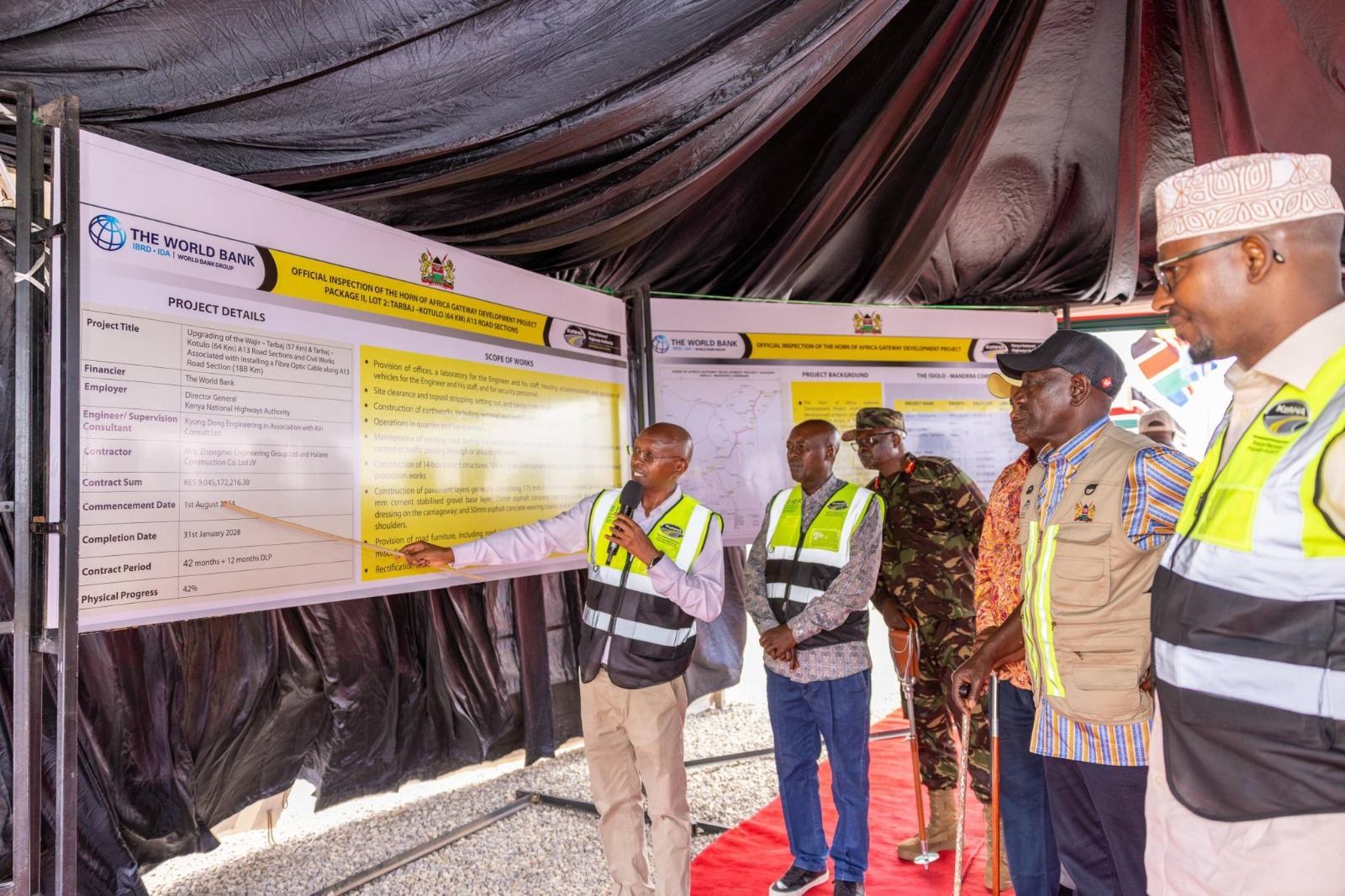 President Ruto Launches Construction of 64km Tarbaj–Kotulo Road Section of the Horn of Africa Gateway Project in Wajir