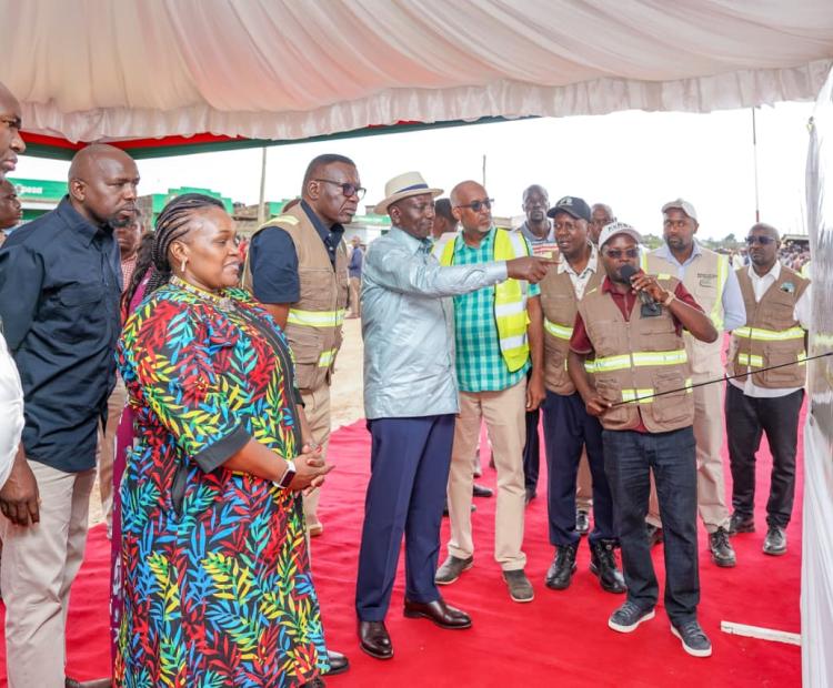 PRESIDENT RUTO LAUNCHES KSH 4.89 BILLION ROAD PROJECTS TO TRANSFORM NAKURU CONNECTIVITY