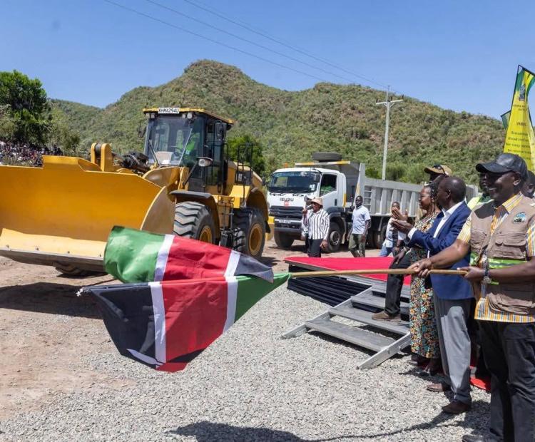 President William Ruto Launches Sirwa–Kimngoron Road Improvement Project in Baringo County