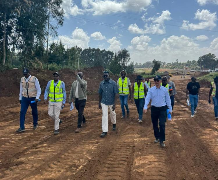 CS Chirchir inspects Rironi–Mau Summit Highway, hails progress made